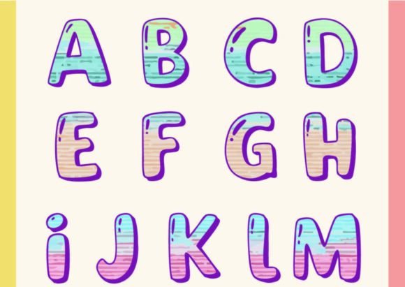 Ada: A Chromatic Typeface That Paints Every Letter