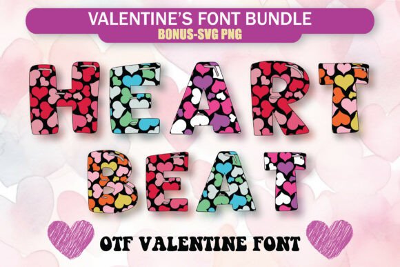 Adding a Playful Touch to Your Designs with Heart-Themed Typography