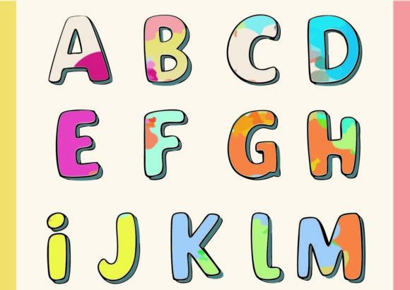 Arabella: A Color Font That Transforms Every Letter into Art