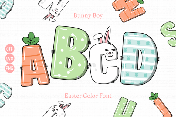 Bunny Boy: The Easter-Infused Font for Charming Designs