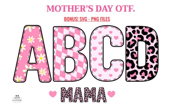 Capturing Maternal Love: The Essence of the Mother’s Day Font