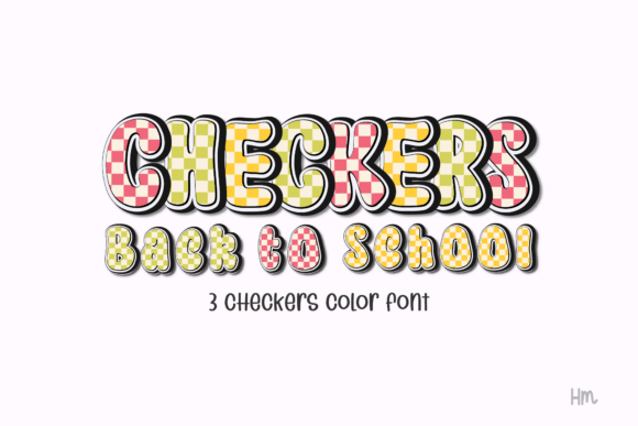 Checkers Yellow: A Playful Typeface for Vibrant Designs