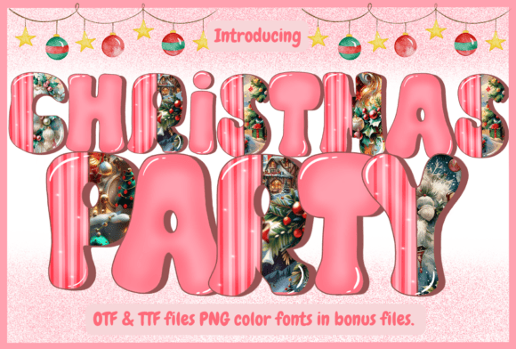 Christmas Party: A Festive Typeface for Holiday Magic