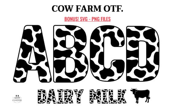 Cow Farm: The Playful Font That Makes Designs Pop