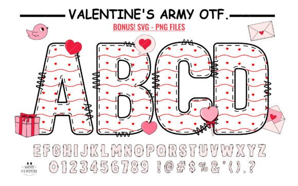 Crafting Affection: The Valentine's Army Alphabet