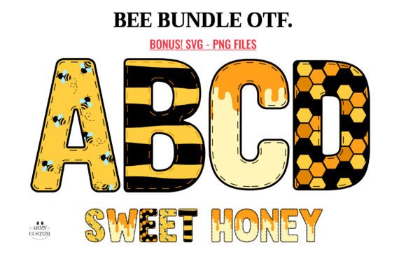 Discover the Charm of the Bee Bundle Font Collection