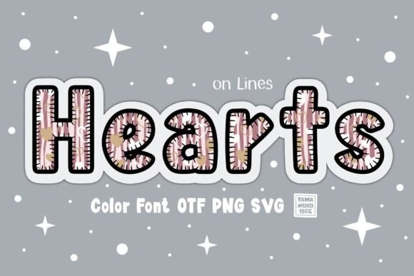 Hearts on Lines: The Playful Font for Valentine's & Beyond