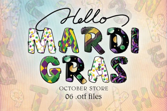 Infuse Every Design with Carnival Spirit: The Mardi Gras Alphabet