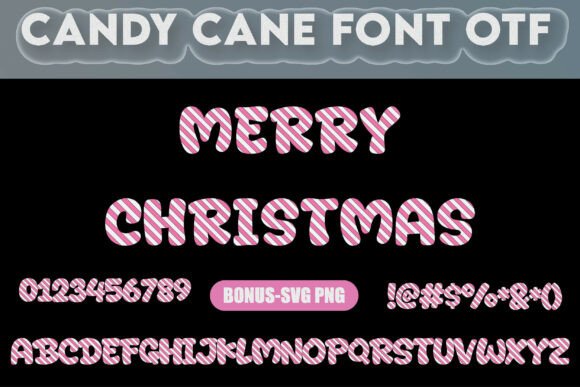 Sweeten Your Holiday Designs with Candy Cane Typography